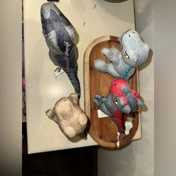 🦖 Bundle of 4 Jurrasic Park Dinosaur Plush Toy Set - Picture 4 of 6